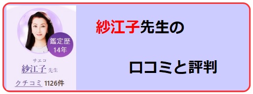 電話占いヴェルニ　紗江子